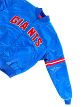 Load image into Gallery viewer, Vintage 90s New York Giants NFL Starter Pro Line Bomber Satin Jacket Men’s L