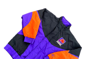 Vintage 90s Logo Athletic NBA Phoenix Suns Winter Parka Coat Jacket Mens Large L