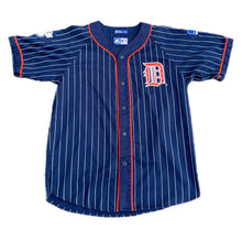 Load image into Gallery viewer, Vintage 90s Detroit Tigers Starter Baseball Pinstripe Jersey Size Large L