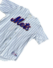 Load image into Gallery viewer, VTG Majestic New York Mets Mike Piazza Pinstripe Baseball Jersey Shirt L NWOT