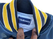 Load image into Gallery viewer, Vintage Holloway Michigan Wolverines Quilt Lined Satin Bomber Jacket XL