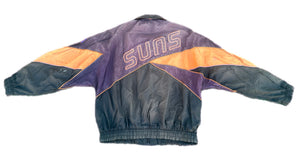Vintage 90’s NBA Pro Player Phoenix Suns Jacket Mesh Nylon Sz Large XXL