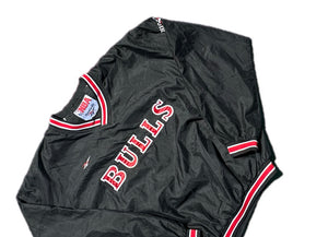 Vintage Reebok Pro Line Authentic NBA Chicago Bulls Pullover Jacket Windbreaker XL