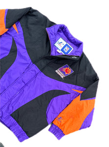 Vintage 90s Logo Athletic NBA Phoenix Suns Winter Parka Coat Jacket Mens Large L