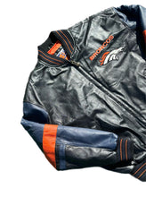 Load image into Gallery viewer, Vintage Denver Broncos Leather Jacket Coat w/ Embroidery By G-III Carl Banks S