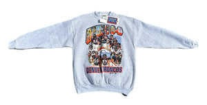 New Denver Broncos Vintage 90's Hawaii 9-0 Pro Bowl Player NFL Sweatshirt L