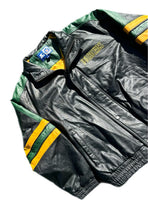 Load image into Gallery viewer, Green Bay Packers Leather Starter Jacket XL Jordan Love Team Excellent Condition