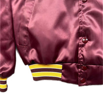 Load image into Gallery viewer, VINTAGE Arizona State University Jacket Mens Small Maroon Satin Swingster USA