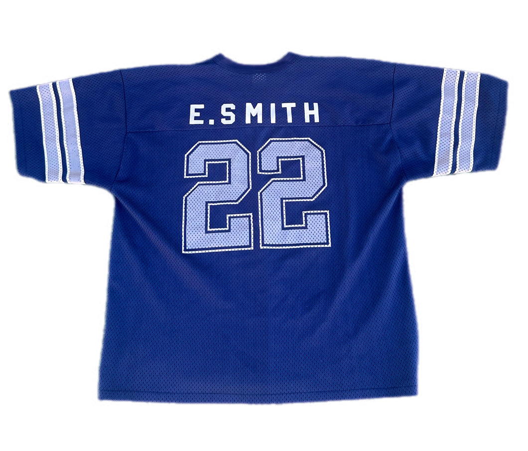 Vintage Dallas Cowboys Emmitt Smith #22 Logo 7 Jersey XL 50-52 USA