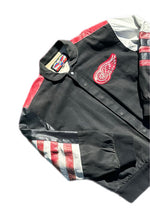 Load image into Gallery viewer, Vintage 90s Detroit Red Wings Jeff Hamilton JH NHL Hockey Leather Jacket | Large