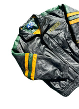 Load image into Gallery viewer, Green Bay Packers Leather Starter Jacket XL Jordan Love Team Excellent Condition