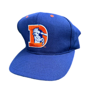 Vtg Denver Broncos Hat Wool Blend New Era Pro Snapback Embroidered Clean 80s 90s