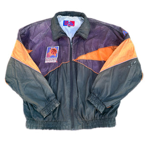 Vintage 90’s NBA Pro Player Phoenix Suns Jacket Mesh Nylon Sz Large XXL