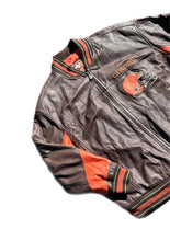 Load image into Gallery viewer, Vintage Carl Banks Leather Jacket Mens 2XL XXL Cleveland Browns NFL Football 90s