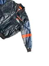 Load image into Gallery viewer, Vintage Denver Broncos Leather Jacket Coat w/ Embroidery By G-III Carl Banks S