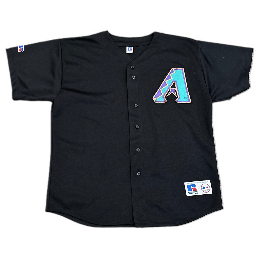 Arizona Diamondbacks Russell USA Authentic Vintage Baseball Jersey 90s XXL Black