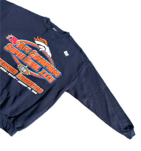 Vintage NFL DENVER BRONCOS SUPERBOWL XXXII 32 CHAMPIONS SWEATSHIRT M NWT Elway