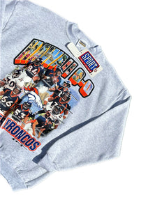 New Denver Broncos Vintage 90's Hawaii 9-0 Pro Bowl Player NFL Sweatshirt L