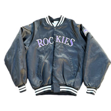 Load image into Gallery viewer, Colorado Rockies Jacket Men Medium Satin Coat MLB Baseball Vintage 90s Starter