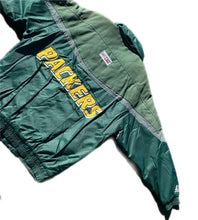 Load image into Gallery viewer, NFL Green Bay Packers Logo Athletic Pro Line Puffer Coat Jacket Men’s M Medium