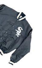 Load image into Gallery viewer, Vintage Chicago White Sox Starter Jacket Mens XL Black Diamond Collection Satin