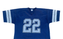 Load image into Gallery viewer, Vintage Dallas Cowboys Emmitt Smith #22 Logo 7 Jersey XL 50-52 USA