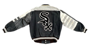 Vintage Chicago White Sox Jeff Hamilton Jacket Leather Coat MLB 90s Large