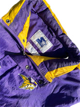 Load image into Gallery viewer, NFL Minnesota Vikings Starter Full Zip Puffer Jacket Coat Size Large L