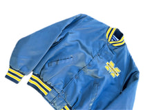 Load image into Gallery viewer, Vintage Holloway Michigan Wolverines Quilt Lined Satin Bomber Jacket XL