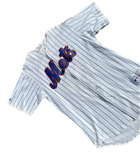 Load image into Gallery viewer, VTG Majestic New York Mets Mike Piazza Pinstripe Baseball Jersey Shirt L NWOT