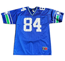 Load image into Gallery viewer, Rare Throwback Seattle Seahawks Starter Brand Jersey #84 Galloway Size L 1995