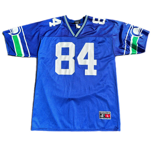 Rare Throwback Seattle Seahawks Starter Brand Jersey #84 Galloway Size L 1995