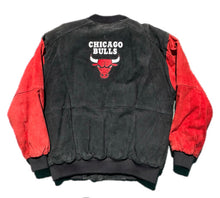 Load image into Gallery viewer, Vintage Jeff Hamilton Pro Sport Chicago Bulls NBA Leather Jacket Size Medium