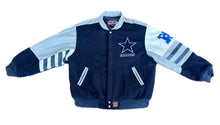 Load image into Gallery viewer, Vintage Jeff Hamilton NFL Dallas Cowboys Jacket Mens XXL Leather Wool Varsity