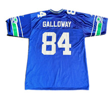 Load image into Gallery viewer, Rare Throwback Seattle Seahawks Starter Brand Jersey #84 Galloway Size L 1995