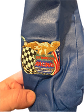 Load image into Gallery viewer, NASCAR Jacket XXL Vintage Jeff Hamilton DuPont Leather Coat 2XL