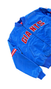 Vintage 90s New York Giants NFL Starter Pro Line Bomber Satin Jacket Men’s L
