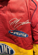 Load image into Gallery viewer, NASCAR Jacket XXL Vintage Jeff Hamilton DuPont Leather Coat 2XL