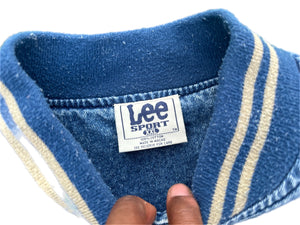 Vintage NFL Lee Sport Embroidered Green Bay Packers Denim Jacket Mens 2XL