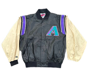 Vintage Majestic Arizona Diamondbacks 90’s Bomber XL Jacket