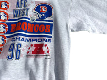 Load image into Gallery viewer, Vintage Starter Denver Broncos Sweatshirt Men’s MED Blue NFL AFC Champions 1996