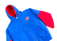 Load image into Gallery viewer, Vintage Logo 7 Jacket Men&#39;s Large Chicago Cubs Pullover Full Zip Puffer MLB Blue