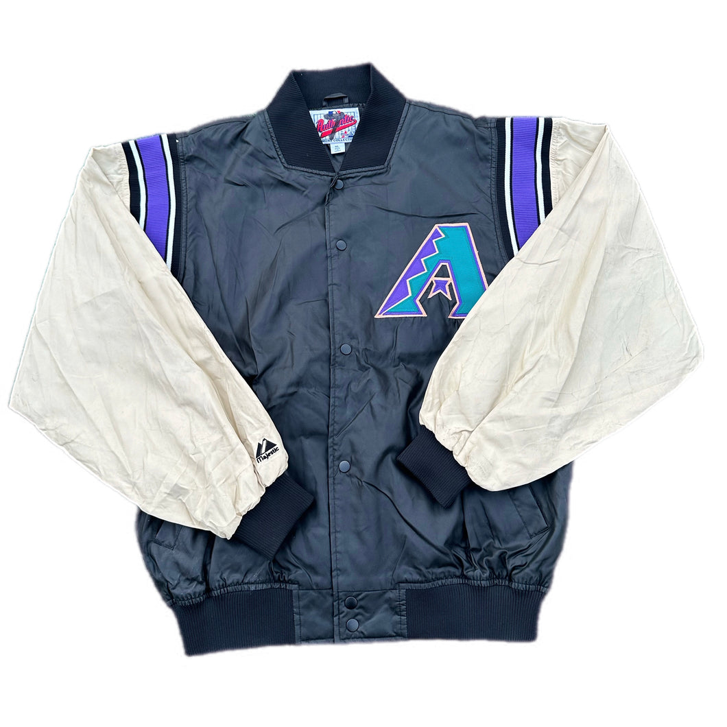 Vintage Majestic Arizona Diamondbacks 90’s Bomber XL Jacket