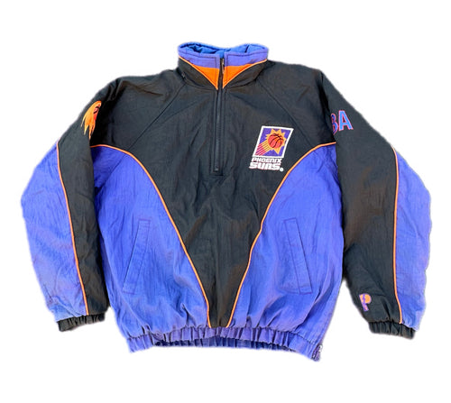 Vintage Phoenix Suns Pro Player  Basketball Puffer Jacket 90s Barkley NBA Small