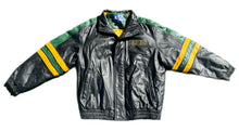 Load image into Gallery viewer, Green Bay Packers Leather Starter Jacket XL Jordan Love Team Excellent Condition