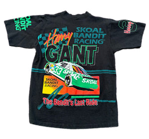 NASCAR Tshirt Harry Gant The Bandit’s Last Ride Medium Skoal All Over Print