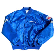 Load image into Gallery viewer, Vintage Starter Seattle Seahawks NFL Satin Bomber Jacket 90s Made In USA Sz XL