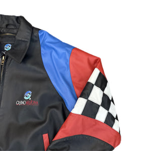Vintage Casino Phoenix International Raceway Arizona 150 PIR Leather Jacket XL