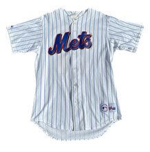 Load image into Gallery viewer, VTG Majestic New York Mets Mike Piazza Pinstripe Baseball Jersey Shirt L NWOT