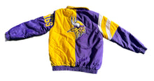 Load image into Gallery viewer, NFL Minnesota Vikings Starter Full Zip Puffer Jacket Coat Size Large L